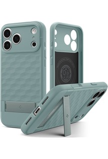 Spigen Parallax S zadn� kryt se stoj�nkem a podporou MagSafe pro Apple iPhone 18 Pro/17 Pro zelen�