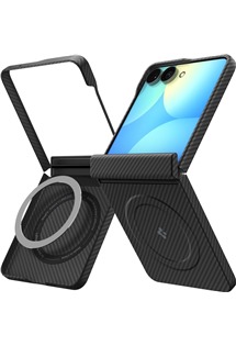 Spigen Air Skin Aramid zadn� kryt s podporou MagSafe pro Samsung Galaxy Z Flip8 �ern�