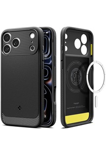 Spigen Rugged Armor odoln� zadn� kryt s podporou MagSafe pro Apple iPhone 18 Pro/17 Pro �ern�