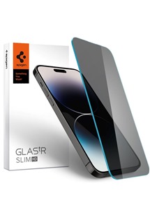 Spigen tR Slim HD AG / Privacy tvrzené sklo pro Apple iPhone 14 Pro Max černé