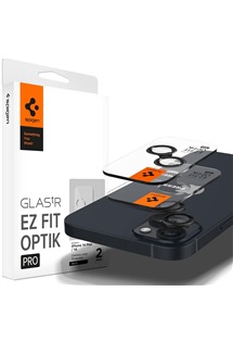Spigen Glass.tR EZ Fit Optik Pro tvrzen sklo na oky fotoapartu pro Apple iPhone 15 / 15 Plus / 14 / 14 Plus 2ks ir
