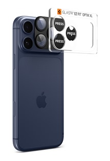 Spigen Glass.tR EZ Fit Optik Pro XL tvrzen� sklo na modul fotoapar�tu pro Apple iPhone 17 Pro �ern�