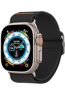 Spigen Lite Fit Ultra nylonov emnek pro Apple Watch 42 / 44 / 45 / 49mm ern