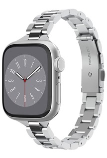 Spigen Modern Fit 316L ocelov� �em�nek pro Apple Watch 38 / 40 / 41 / 42mm st��brn�