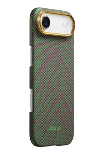 Pitaka Edge Breath of Veins aramidov� kryt s podporou MagSafe pro Apple iPhone Air zelen� / fialov�