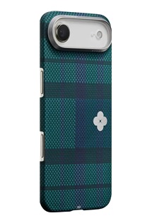 Pitaka Edge aramidov� kryt s podporou MagSafe pro Apple iPhone Air tmav� modr� / zelen�