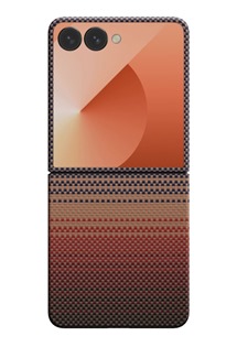 Pitaka Ultra-Slim Case aramidov� kryt s podporou MagSafe pro Samsung Galaxy Z Flip7 �erven�