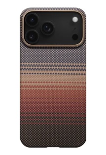 Pitaka Ultra-Slim Case PitaTap aramidov� kryt s krytkou tla��tka Camera Control a MagSafe pro Apple iPhone 17 Pro Max hn�d�