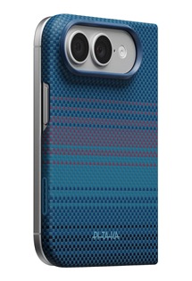 Pitaka Edge aramidov� kryt s krytkou tla��tka Camera Control pro Apple iPhone Duo modr�