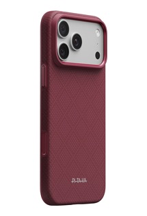 Pitaka Summa Argyle odoln� aramidov� kryt s krytkou tla��tka Camera Control pro Apple iPhone 18 Pro Max/17 Pro Max �erven�