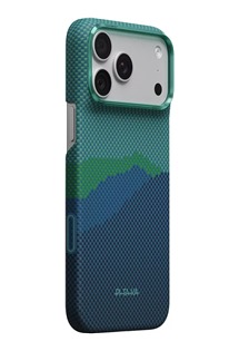 Pitaka Edge Over the Horizon aramidov� zadn� kryt s krytkou tla��tka Camera Control pro Apple iPhone 18 Pro Max/17 Pro Max zelen�