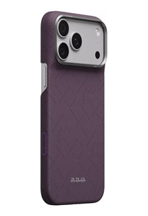 Pitaka Edge PTK Weaving aramidov� zadn� kryt s krytkou tla��tka Camera Control pro Apple iPhone 18 Pro Max/17 Pro Max fialov�