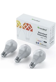 Nanoleaf Essentials Smart A19 Bulb E27, 9W chytrá žárovka (3ks)