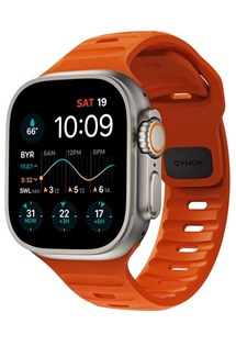 Nomad Sport Strap gumov� �em�nek pro Apple Watch 42 / 44 / 45 / 49mm oran�ov�