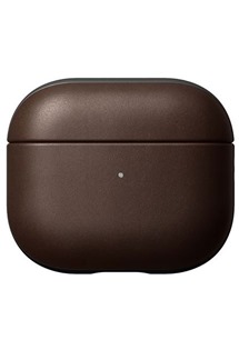Nomad Leather case kožené pouzdro pro Apple AirPods 3 hnědé