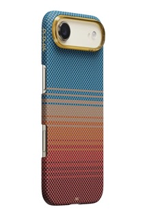 Pitaka Edge California Dream aramidov� kryt s podporou MagSafe pro Apple iPhone Air b�ov� / modr�