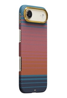 Pitaka Edge California Dream aramidov� kryt s podporou MagSafe pro Apple iPhone Air oran�ov� / r��ov�