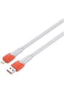 LDNIO LS604 USB-A / Lightning 30W 4m bílý kabel