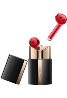 Huawei FreeBuds Lipstick bezdrátová sluchátka s aktivním potlačením hluku červená
