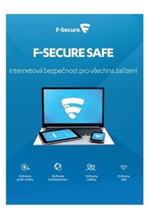F-Secure SAFE bezpenostn software (licence na 6 msc, pro 3 zazen)