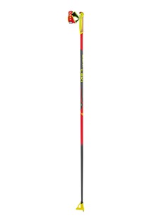 LEKI Poles, HRC Junior, bright red-black-neonyellow, 110