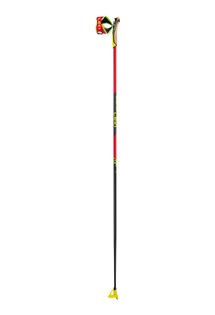 LEKI Poles, PRC 750, bright red-neonyellow-black, 135