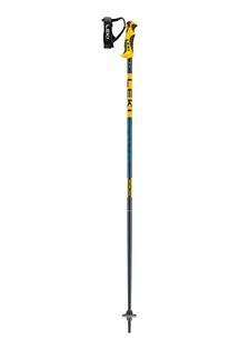LEKI Spitfire Lite S, denimblue-aegeanblue-mustardyellow, 90 cm