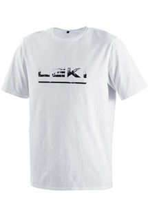 LEKI Logo T-Shirt LEKI, white-black, L