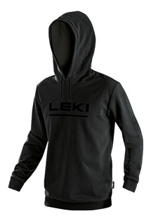 LEKI Logo Hoodie LEKI, black-black, L