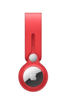 Apple AirTag Leather Loop kožené poutko červené (MK0V3ZM/A)