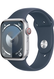 Apple Watch Series9 Cellular 45mm Silver / Storm Blue S / M