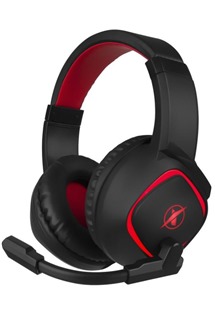 Niceboy ORYX X300 herní sluchátka černo-červená