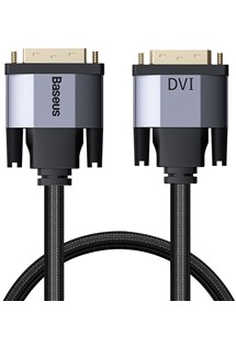 Baseus Enjoyment Series DVI / DVI, 1m černý kabel