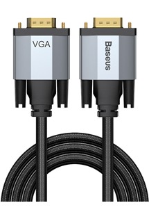 Baseus Enjoyment Series VGA / VGA, 1m černý kabel