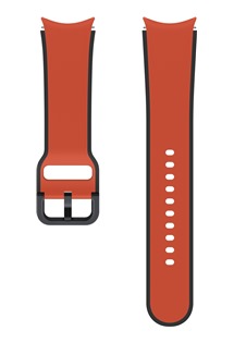 Samsung Sport Band dvoubarevný sportovní řemínek 20mm Quick Release pro smartwatch červený M / L (ET-STR91LREGEU)