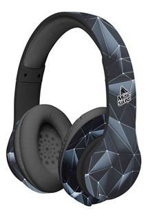 MUSIC SOUND Headband BT BIG bluetooth sluchátka s hlavovým mostem a mikrofonem vzor 2 modrá