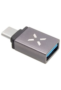 FIXED Link USB / USB-C, šedý adaptér