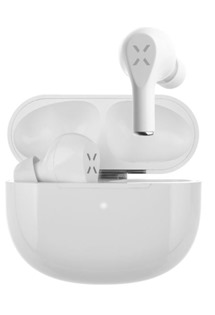 FIXED Boom Pods 2 TWS bezdrátová sluchátka do uší s QI nabíjením bílá