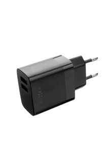 FIXED Smart Rapid Charge 17W nabíječka s kabelem micro USB černá
