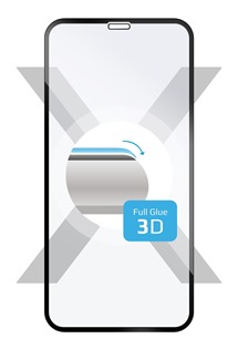 FIXED 3D Full-Cover tvrzené sklo pro Apple iPhone 11 Pro/XS/X Full Frame černé