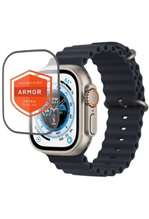 FIXED Armor tvrzené sklo pro Apple Watch Ultra 49mm černé