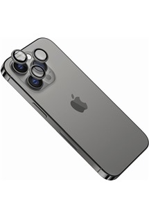 FIXED Camera Glass tvrzené sklo na čočky fotoaparátů pro Apple iPhone 14 / 14 Plus šedé