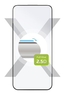 FIXED Full-Cover tvrzen sklo pro Apple iPhone 15 Pro Max ern