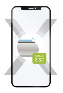 FIXED Full-Cover tvrzen sklo pro Samsung Galaxy Xcover7 ern