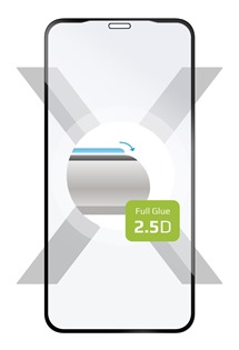 FIXED Full-Cover tvrzen sklo pro Apple iPhone 11 / XR Full-Frame ern