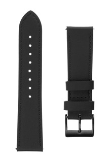 FIXED 20mm Leather Strap kožený řemínek pro smartwatch černý