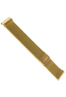 FIXED 20mm síťovaný nerezový řemínek pro smartwatch zlatý