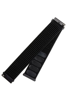 FIXED 20mm nylonový řemínek pro smartwatch černý