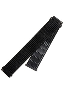 FIXED Nylon Strap nylonový řemínek 22mm Quick Release pro smartwatch reflexně černý