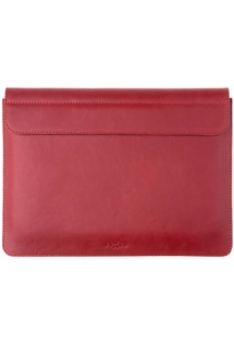 FIXED Oxford kožené pouzdro pro Apple MacBook Air 13,6 (2022) M2 červené